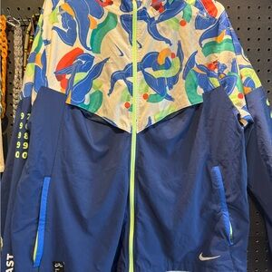 Nike Running Blue and Green Jacket